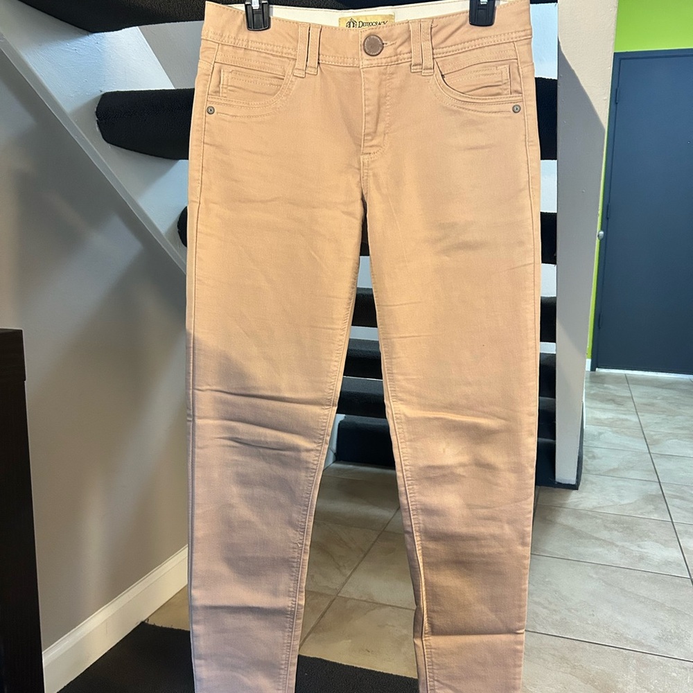 Democracy Women's Light Pink Stretch Jeans
